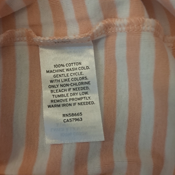 NWT Caslon Pink Striped T-shirt Size Medium - Picture 6 of 9